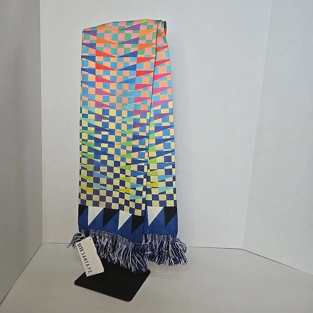 SITE SANTA FE Jeffrey Gibson Sp Edt LTD Scarf 029/250 Infinite Fragment Ruffneck
